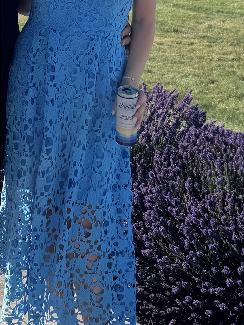Endless Rose Blue Lace Maxi Dress -